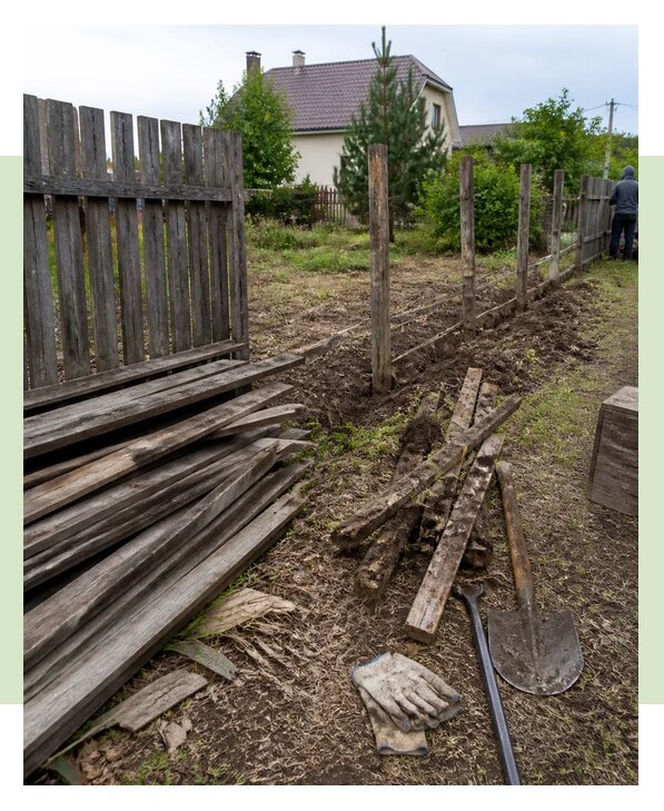 Демонтаж забора в Каменке по цене от 303 р. | ЗаборЭксеперт-Кам